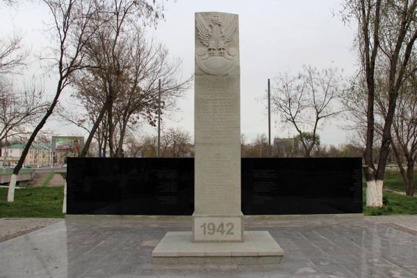 Monument to Poles interned in Uzbekistan during the war
