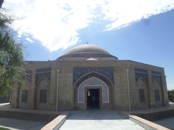 Ancient Chorsu market in Samarkand