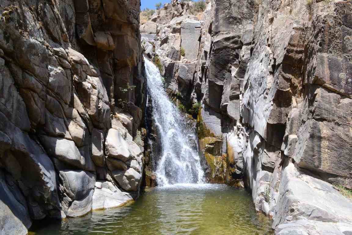 Agalyk Mountains and Devsharshara waterfall