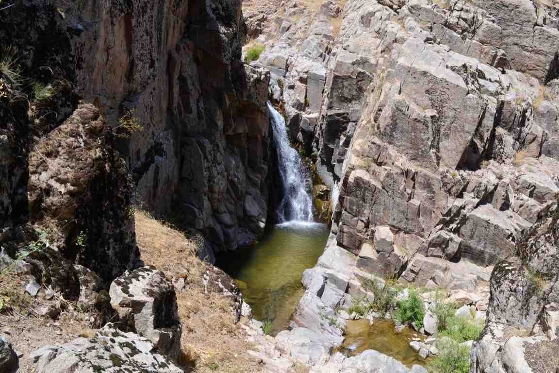 Agalyk Mountains and Devsharshara waterfall