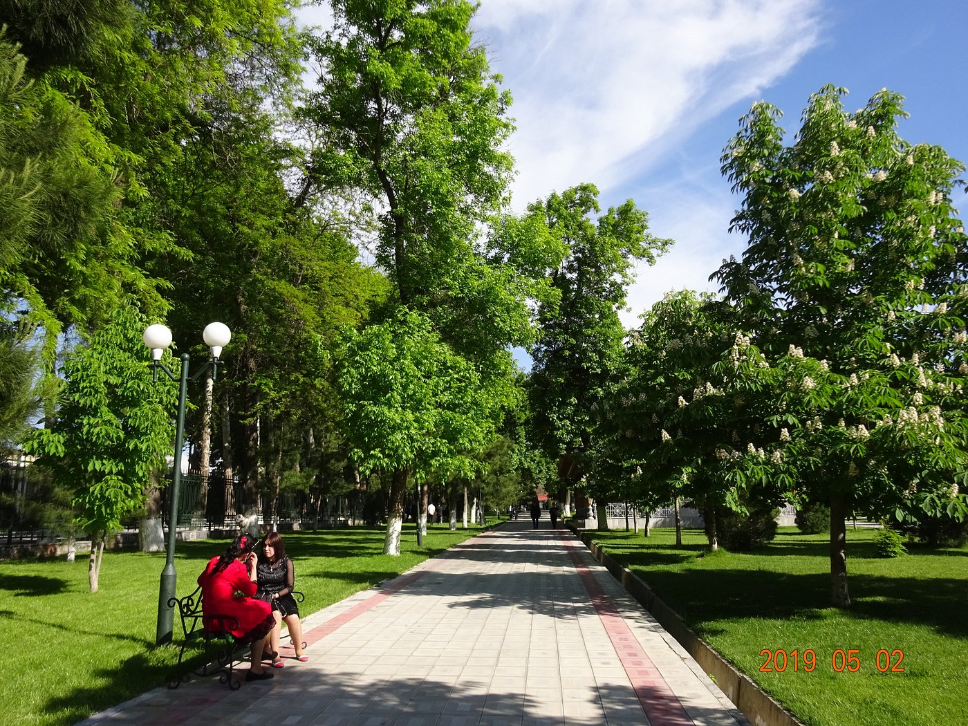 撒马尔罕的Alisher Navoi公园